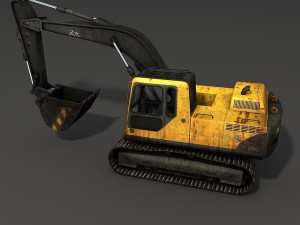 excavator Modèle 3D