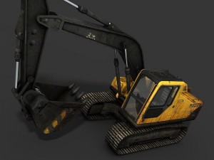 excavator Modèle 3D