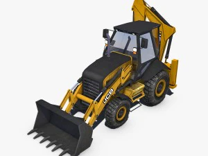 backhoe pemuat jcb Model 3D