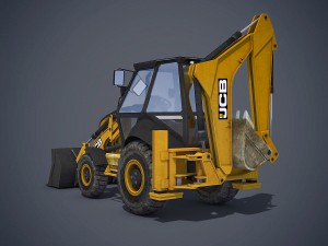 jcb loader backhoe Modelo 3D