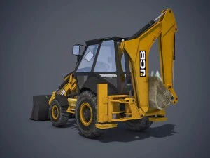 jcb loader backhoe 3D Model