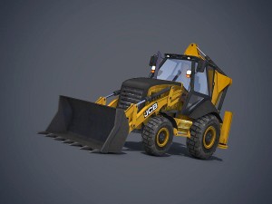 jcb loader backhoe Modelo 3D