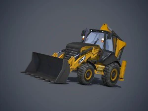 jcb loader backhoe 3D Model