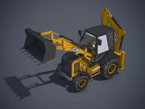 jcb loader backhoe 3D Model