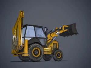 jcb loader backhoe 3D Model