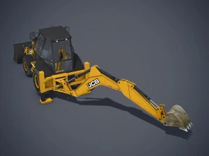 jcb loader backhoe 3D Model