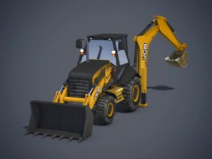 jcb loader backhoe 3D Model