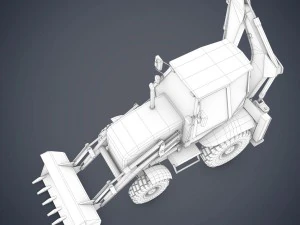jcb loader backhoe 3D Model