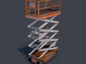 scissor lift up Modelo 3D