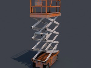 scissor lift up Modelo 3D