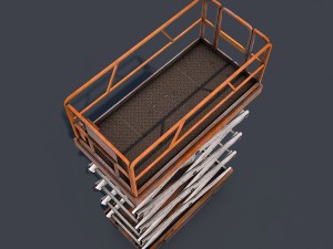 scissor lift up Modelo 3D