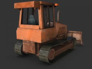 불도저 3D 모델