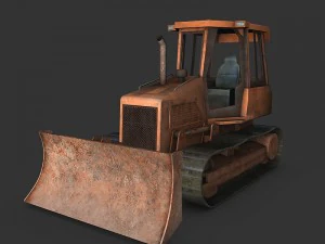 불도저 3D 모델