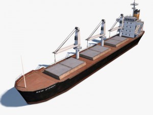 bulk carrier 3D Model