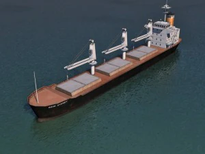 bulk carrier 3D Model