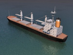 bulk carrier 3D Модель