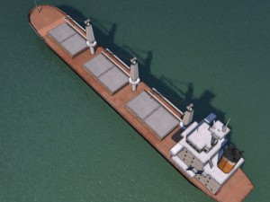 bulk carrier 3D Модель