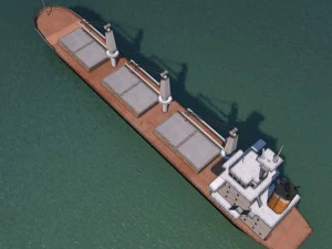 bulk carrier 3D Model