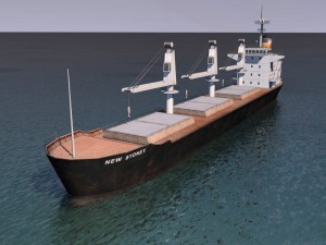 bulk carrier 3D Модель