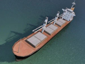 bulk carrier 3D Model