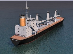 bulk carrier 3D Модель