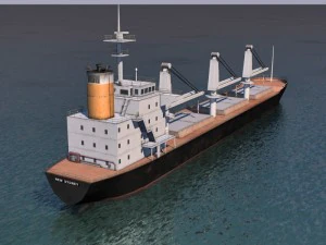 bulk carrier 3D Model