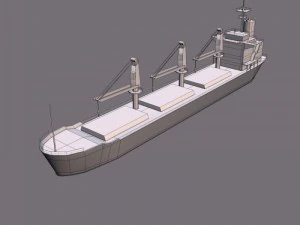 bulk carrier 3D Model