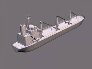bulk carrier 3D Модель