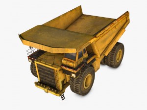haul truck Model 3D