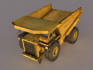 haul truck Model 3D