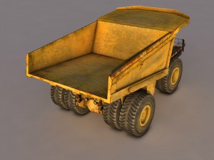 haul truck Model 3D