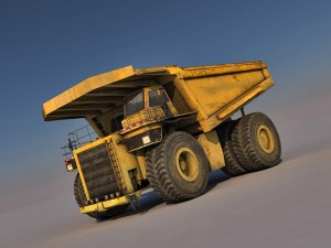 haul truck Model 3D