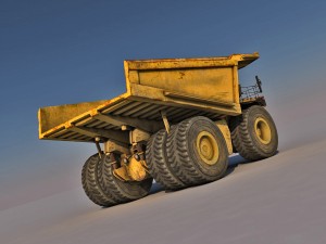 haul truck Model 3D