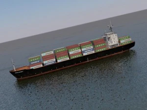 cargo ship 3D Model