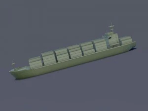 cargo ship 3D Model