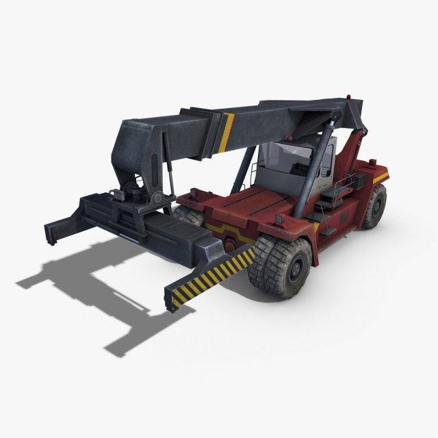 reach stacker 3D Model .c4d .max .obj .3ds .fbx .stl .blend 