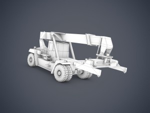 reach stacker 3D Model