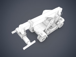 reach stacker 3D Model