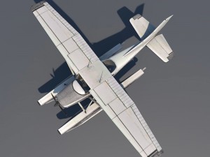 cessna 182 skylane seaplane 3Dモデル