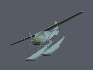 cessna 182 skylane seaplane 3Dモデル