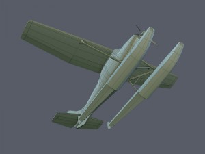 cessna 182 skylane seaplane 3Dモデル