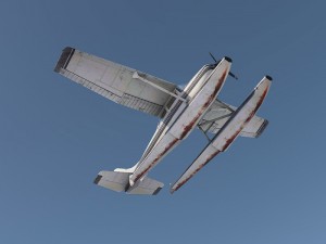 cessna 182 skylane seaplane 3Dモデル