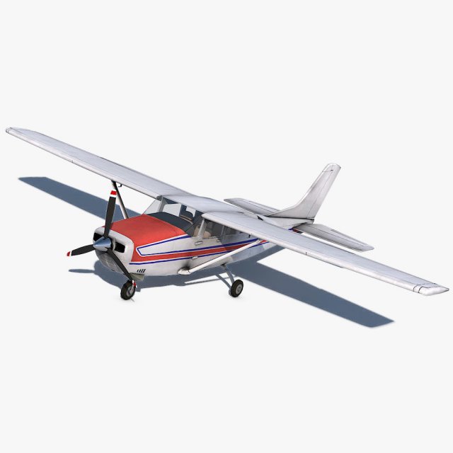 cessna 206 stationair Model 3D .c4d .max .obj .3ds .fbx .stl .blend 