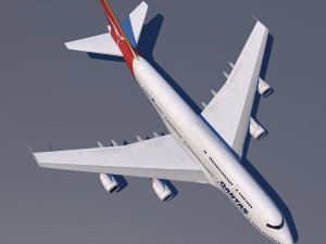 boeing 747-8i qantas Modelo 3D