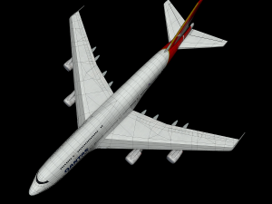 boeing 747-8i qantas Modelo 3D