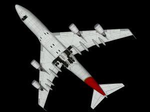 boeing 747-8i qantas Modelo 3D