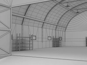 hangar 3D Model