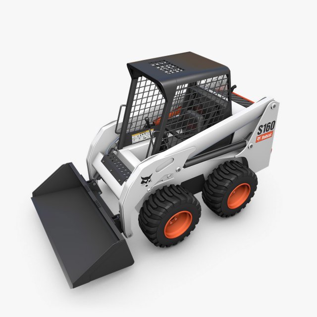bobcat s160 3D-Modell .c4d .max .obj .3ds .fbx .stl .blend 