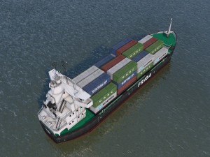 cargo ship Modello 3D