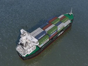 navio de carga Modelo 3D